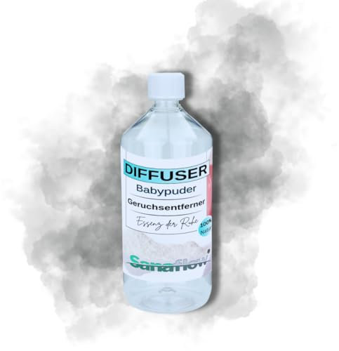 500ml Raumduft Diffuser Babypuder von Sanaflow – Langanhaltend & Natürlich – Für Zuhause & Büro