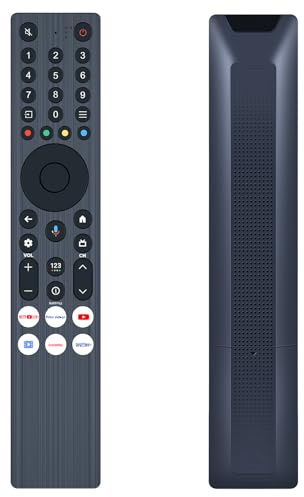 TCNOUMT RC833A FMB1 Télécommande de rechange compatible avec TCL QD Mini-LED C6K C7K C71K C8K 4K Voice TV