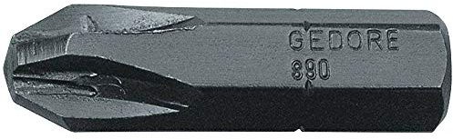 GEDORE Schraubendreherbit 5/16 Zoll Kreuzschlitz PZ 4, 1 Stück, 890 PZD 4