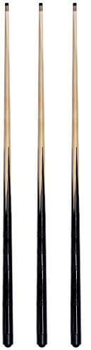 3 Stecche da Biliardo da 1,2 m, 121,9 cm, Punte a Vite da 10 mm