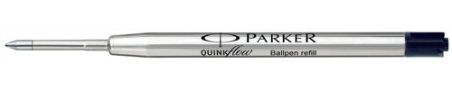 Parker Ball Pen Refill Medium Point Black Ref S0909550 - Pack 12