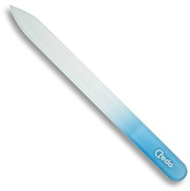 Credo Solingen Manicure Lima per unghie in vetro, 140 mm, Pop Art, colorato, Verde