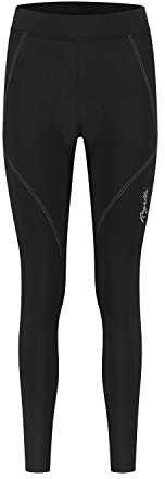 Rogelli Lucette Cuissard Long Velo sans Bretelless avec Peau Femme, Noir, Taille M