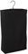 Household Essentials Door Hanging Laundry Bag, Washable Canvas Bag with Loop Handle, Holds Two Loads of Laundry, Great for Dorms and Small Spaces, Black