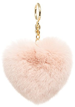 MICHAEL KORS Heart Pom Pom Schlüsselanhänger One Size pink