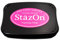 Besser Crafts Tsukineko Stempelkissen StazOn Solvent Ink Fuchsia Pink nicht poröse (1 Pack) (0tsuksz820)