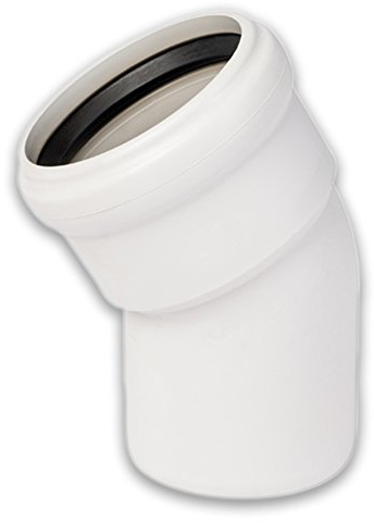 Schallgedämmtes Abflussrohr Bogen, 30° Winkel DN 110