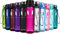 Super Sparrow Botella de Agua Deportiva - 1000ml - Sin BPA (Transparente- Fucsia)