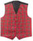 Jacob Alexander Men's Royal Stewart Red Plaid Vest - 3XL