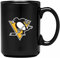 Pittsburgh Penguins Keramikbecher, 425 ml, Schwarz