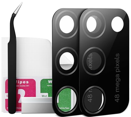 Eonpam 2 Pack Kamera Linse Glas für Samsung Galaxy A41 SM-A415 | Kameraglas Original Qualität Rückseite Kamera Linse Glas Ersatz HD Kameraschutz Camera Glass Reparatur Set.