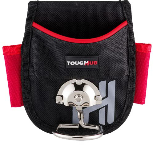 ToughHub Hammer Holder With Steel Loop - Tool Belt Pouch For Electricians, Gardeners, Carpenters, Builders