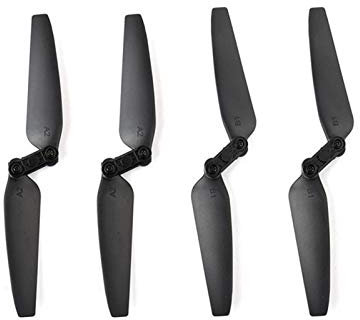 KBREE 4Pcs Propeller für Eachine E520 E520S Schnellverschluss Faltbare Propeller Props Blade Set RC Drone Quadcopter Ersatzteile Drone Shell