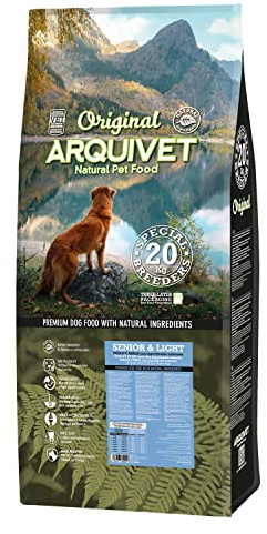 Arquivet Original Senior & Light | Hundefutter für ältere Hunde | Huhn und Reis | Hundefutter | Trockenfutter für Hunde | Hundefutter | Hundefutter | Hundefutter | gesunde Ernährung | 20 kg