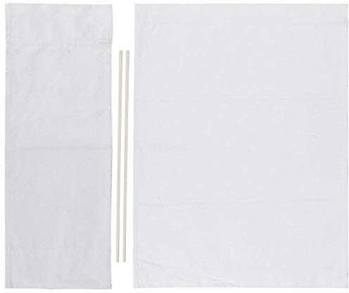 AUNMAS 1 Set Regiestuhl-Ersatz-Sitztuch, Tragbares Klappstuhl-Stoffset, Wasserdichter Stuhl-Leinenbezug für Regiestuhl (Weiss)