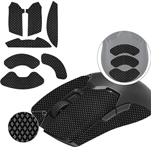 TALONGAMES Mouse Anti Slip Grip Tape for Razer Viper V2 Pro, Palm Sweat Absorption, Thin 0.5mm, Easy to Apply, Gaming Mouse Accessory
