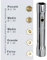 FIGEVIDA KIT 5 PEZZI UGELLI PER CUCINA GAS METANO Ø 6 MB + CHIAVINO PER INSTALLAZIONE