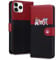 Tiyoo Lovely & Cute Flip Wallet Phone Case for iphone 11 Pro with Cartoon Cat&Dog Pattern,Premium Magnetic PU+TPU Leather for high protection phone cover for iphone11Pro(Black Red)