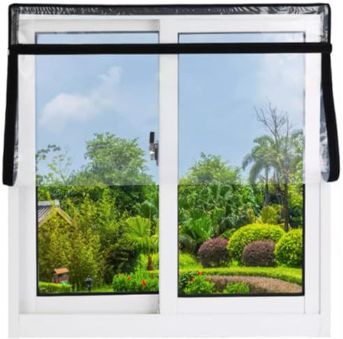 Fenster Isolierung Gegen kälte Thermofolie Fenster Gegen Kälte Kälteschutzfolie Fenster Selbstklebend Transparent Fenster Thermofolie für Innen Thermofolie Fenster Winter (140x200cm/55x79in)