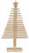 BigBuy Christmas Árbol de Navidad Natural Madera de Paulonia 42 x 12 x 82 cm