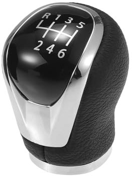 Hihaha Perilla De Cambio De Marchas Manual De 6 Velocidades Para Nissan Qashqai J11 2013-2022 / Palanca De Cambio De Marchas Delantera Duradera De Imitación De Cuero / 1 Unidad Negra