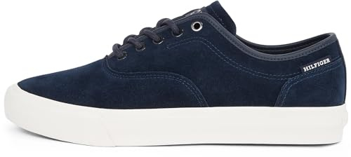 Tommy Hilfiger Herren Vulcanized Sneaker Low Oxford aus Wildleder