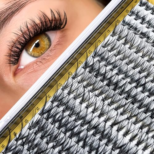 GOLLEE Pestañas Postizas Kit Pestañas Pelo a Pelo kit de pestañas postizas pelo a pelo kit extensiones de pestañas lashes pestañas D / 0.07/9-16MM / 30D