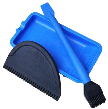Silicone Glue Kit, 3 Piece Silicone Glue Brush Set, Wood Glue Applicator, Silicone Wood Glue Brush with Glue Tray and Glue Comb, Silicone Glue Up Brushes, Glue Spreader Tool for Woodworking, Carpentry