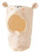 HEOXIN Baby Kinder Schalmütze, Mütze Kleinkind Kindermützen Wintermütze mit Bärenmuster und Bärenohren, Schlupfmütze Mützen für 6-36 Monate Baby Mädchen Junge Unisex, Einheitsgröße, Beige