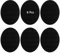 6 Pcs Iron On Patches for Cloth, Elbow or Knee Patches 13,5 x 11 cm Repair Decorating Kit Fabric Iron-on Patches Inside & Outside Strongest Glue for Jacket Jeans and Clothing Repair (Black)
