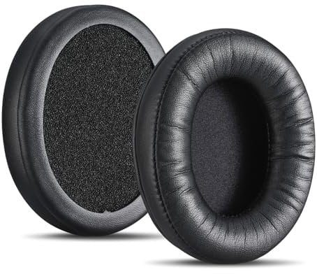 Matecastle Alpha Replacement Ear Pads Ear Cushions for Kingston HyperX Cloud Alpha Wireless Headphone Headsets, Premium Protein Leather and High Density Memory Foam (Black)