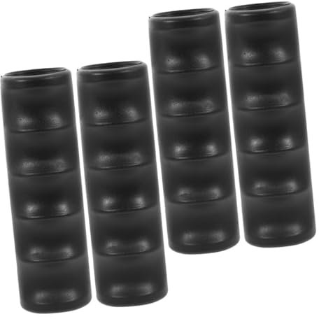 Abaodam 4stücke Rollstuhlhände Und Transportstühle Ersatzteile Für Antriebsrollstühle Anti-rutsch-handgriffe Schwarz