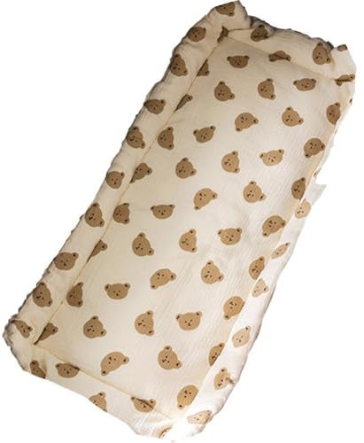 Ericetion Kinderwagen-sitzeinlage, Kinderwagen-Einlage, Bärenmuster, Baumwoll-Kinderwagen-Einlage, Kinderwagen-sitzkissen, Weiches Kinderwagen-sitzpolster, Automatte Für Kleinkinder