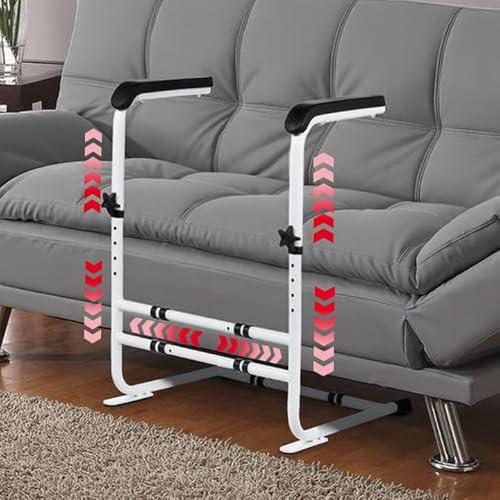 Ausilio per stare in piedi sul divano per anziani ausilio per camminare per anziani, capacità di carico 204 kg, altezza 6, larghezza 3, ausilios per sollevare il divano, antiscivolo, pazienti disabili