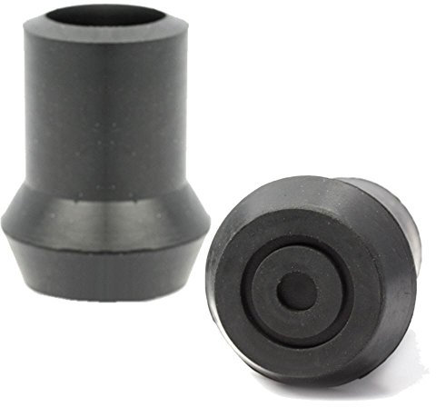 20 Von Krücke Rahmen Zwinge Black Rubber Heavy Duty Stahl + Insert 19mm Id