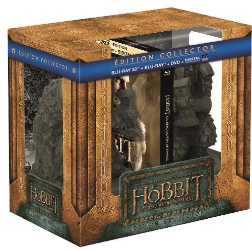 Der Hobbit: Smaugs Einöde 3D (+Blu-ray) Guards of Erebor - Buchstützen (exklusiv inkl. Artcards & geprägtem Digipack) [Ultra Limited Edition] - DVD + Blu-ray