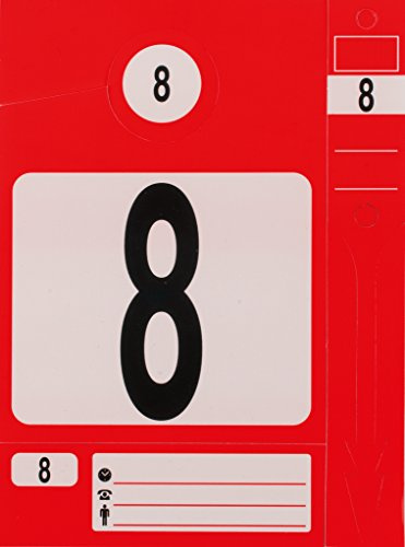 KS Tools 500.8015 Schlüsselanhänger-Set, rot, 300 Stück