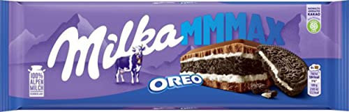 Milka - Barre de chocolat XXL Oreo (XXL Tafel Oreo) | Poids Total 300 grams