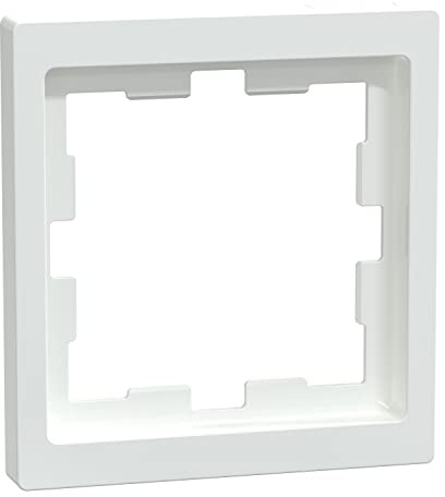 Schneider Electric Merten D-Life-Rahmen, 1-fach, MEG4010-6535 | Für Steckdosen und Schalter, System Design, lotosweiss, 1 Stück