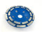 Weischer® - Diamant-Schleiftopf 125 x 22,23 mm | Schleifteller Betonschleifer Schleifscheibe Topfschleifer | für Beton, Naturstein, Stein, Mauerwerk, Fliesenkleber, Estrich | doppelreihig