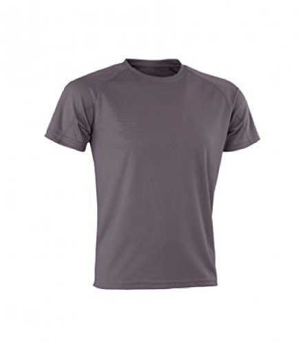 Spiro Mens Aircool T-Shirt (XXL) (Grey)