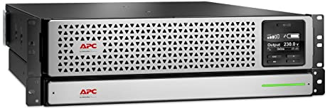 APC by Schneider Electric SRTL1000RMXLI-NC On-Line Smart-UPS, 1000 VA Schwarz/Silber