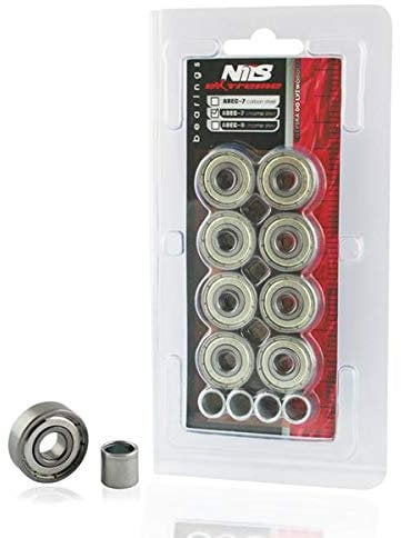 Nils Extreme Rillen Kugellager Rillenkugellager # ABEC 7 8 St. für Skateboard & Roller & Inline Skates