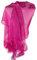 Stola fucsia cerimonia coprispalle elegante a rete con frange foulard scialle grande sciarpa lurex da matrimonio per abito da sera giorno primavera estate 2025 Fuxia