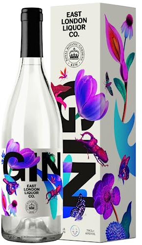 East London Liquor Company Kew Gin 70cl Gift Box - Collaboration With The Royal Botanical Kew Gardens
