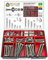 Großes Schrauben-Sortiment DIN 933 M10/M12 Edelstahl A2 V2A (DIN933+934+985+125+9021) 240-tlg (Deluxe-Box)