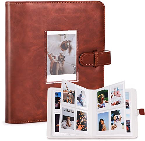 COLOCASTLE Fotoalbum mit 272+1 Taschen für 3 Zoll Film - kompatibel mit Fujifilm Instax Mini 12 11 9 8 25 70 90 40 99 SE 7+ Mini LiPlay Link2 EVO, Polaroid Snap PIC-300, Kodak Sofortbilddrucker