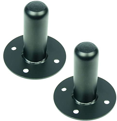 2 Stück Adam Hall SM 700 Boxenflansch Einbauflansch 36 mm schwarz