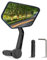 Arkham Fahrradspiegel Schlagfestes Echtglas HD Extra Große Spiegelfläche,Fahrrad Spiegel für Rechts Lenker 15-20mm,Rückspiegel Fahrradspiegel für E-Bike Universal