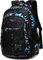 JSHAHA Rucksack 35L Daypack Schulrucksack Tarnung Schwarz Blau